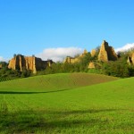 Panorama del Valdarno in Toscana