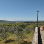Blick auf die Chianti in der Toskana Bauernhof Anna